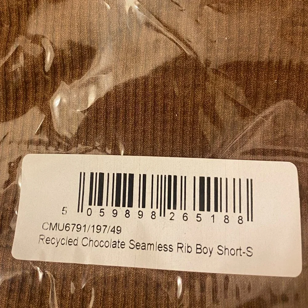 Chocolate Seamless Rib Racer Set - Picture 7 of 7